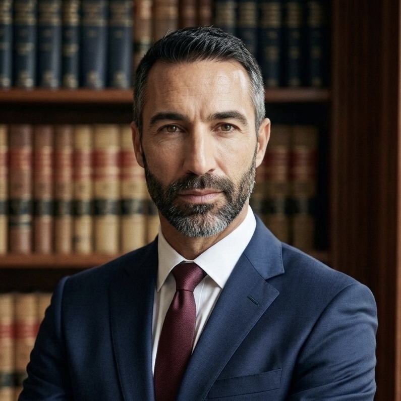 Me Patrice Humbert, avocat en robe au Barreau d'Aix-en-Provence, premier avocat certifié en IA de France